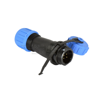 DP11系列 圆形航空插头 4芯电缆对接公插座 电缆直径4-6.5mm